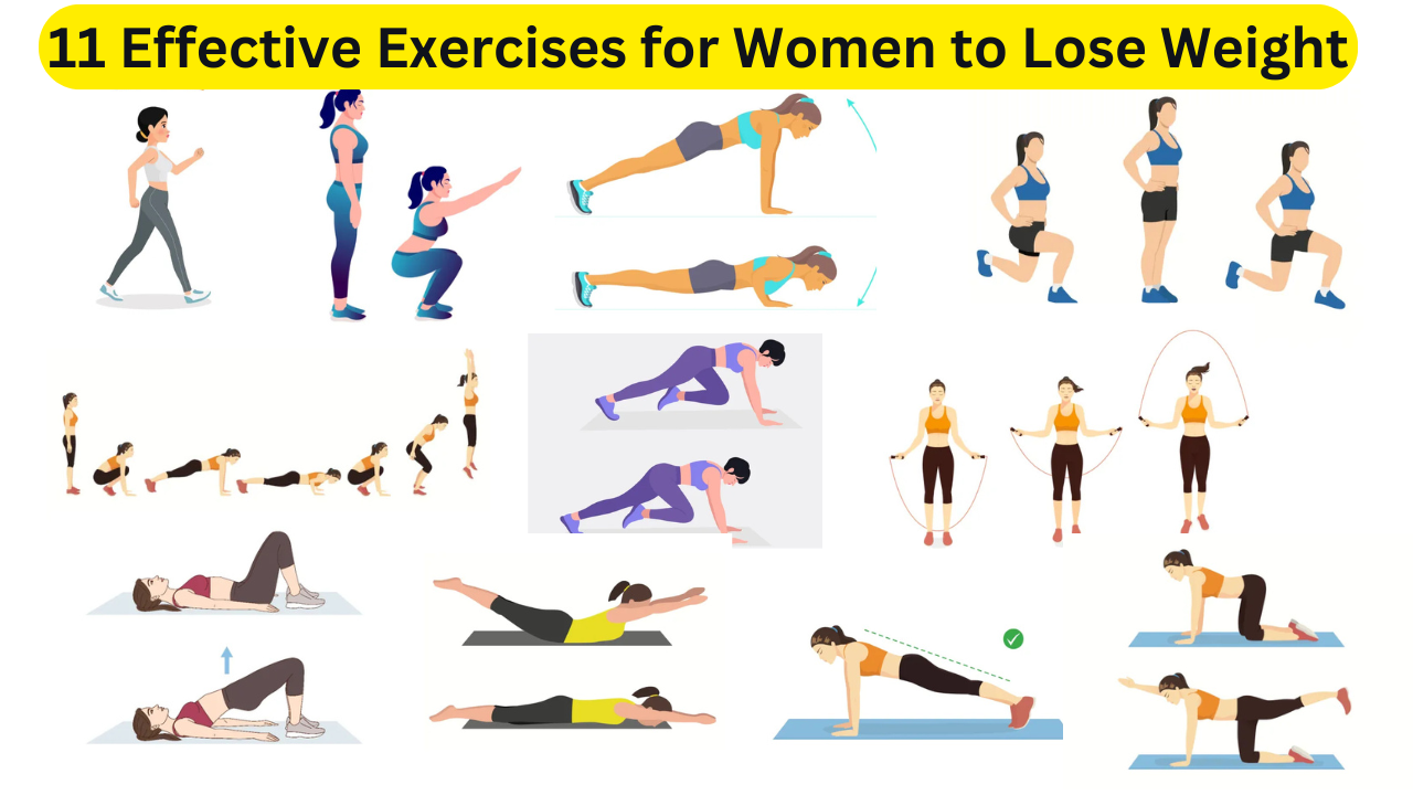 11 Effective Exercises for Women to Lose Weight