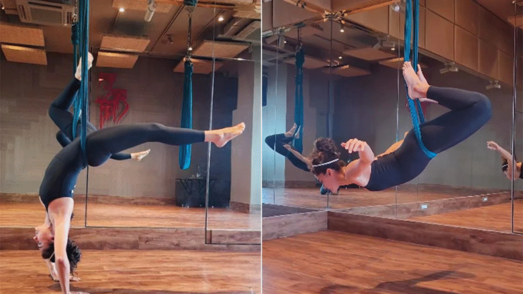 Taapsee Pannu Showcases Her Aerial Yoga Skills ‘Like a Boss’: A Fun and Fitness-Packed Instagram Update 1 iPhone 17 Pro 21